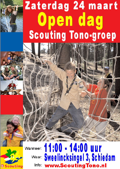 De open dag van de Scouting Tono-groep