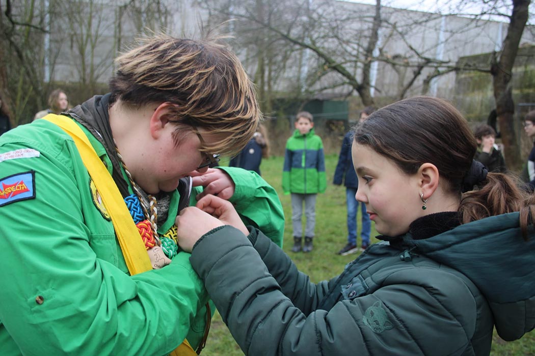 Vijf vrijwilligers van de Scouting Tono-groep Schiedam ontvingen een kwalificatieteken