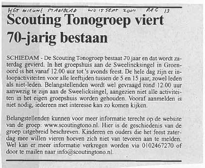 Pagina 13 van het Nieuwe Stadsblad van 15 september 2004