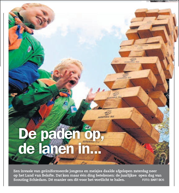 Het Nieuwe Stadsblad van 16 mei 2012, voorpagina