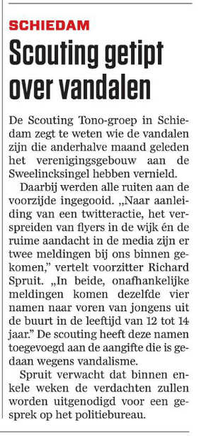 Het AD/Rotterdams Dagblad van 4 juni 2012, pagina 5 van katern Waterweg