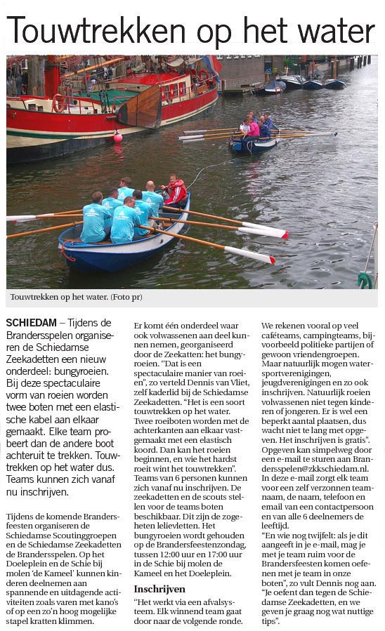 Op pagina 5 van de Dichtbij Waterweg van 11 september 2013.