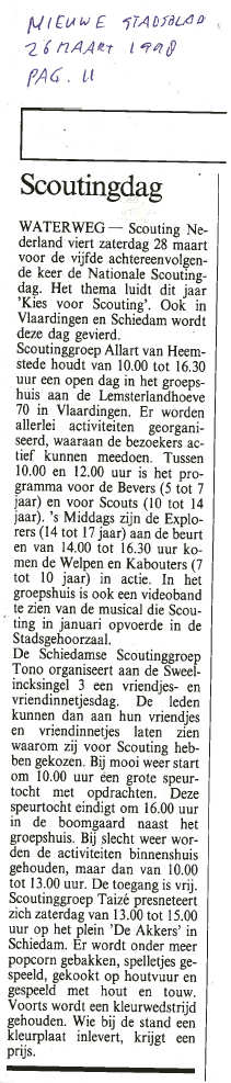 Het Nieuwe Stadsblad van 26 maart 1998, pagina 11