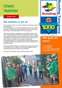 De Tono Tamtam van oktober 2022 van de Scouting Tono-groep Schiedam