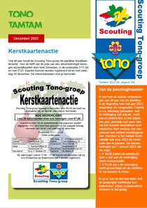 De Tono Tamtam van december 2022 van de Scouting Tono-groep Schiedam