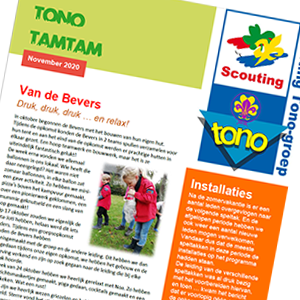 De Tono Tamtam van de december van de Scouting Tono-groep Schiedam